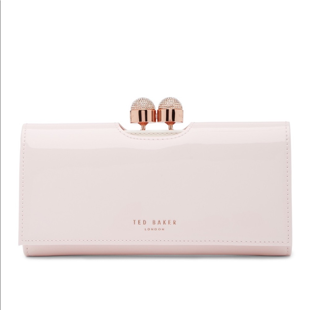 Ted Baker Wallet Patent Leather Bobble Matinee